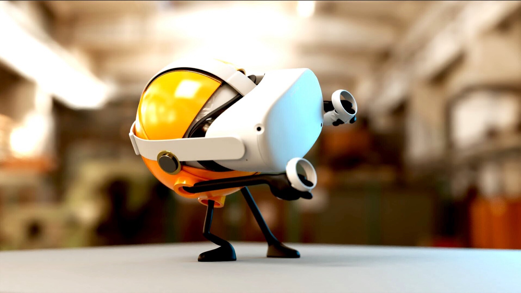 Eye Pilot in a VR headset
